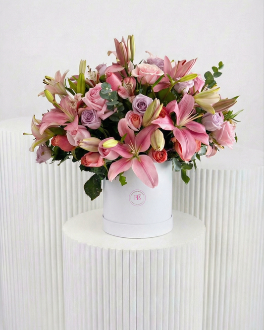 Pastel Rose & Lily - BB Flowers UAE